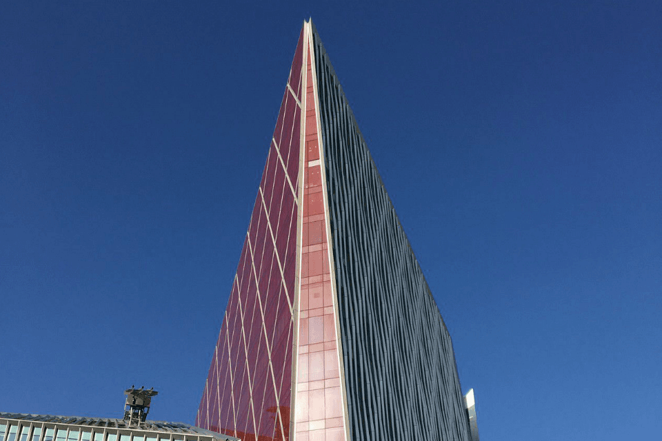 The National Cyber Security Centre building in London, a UK government cyber-security site.