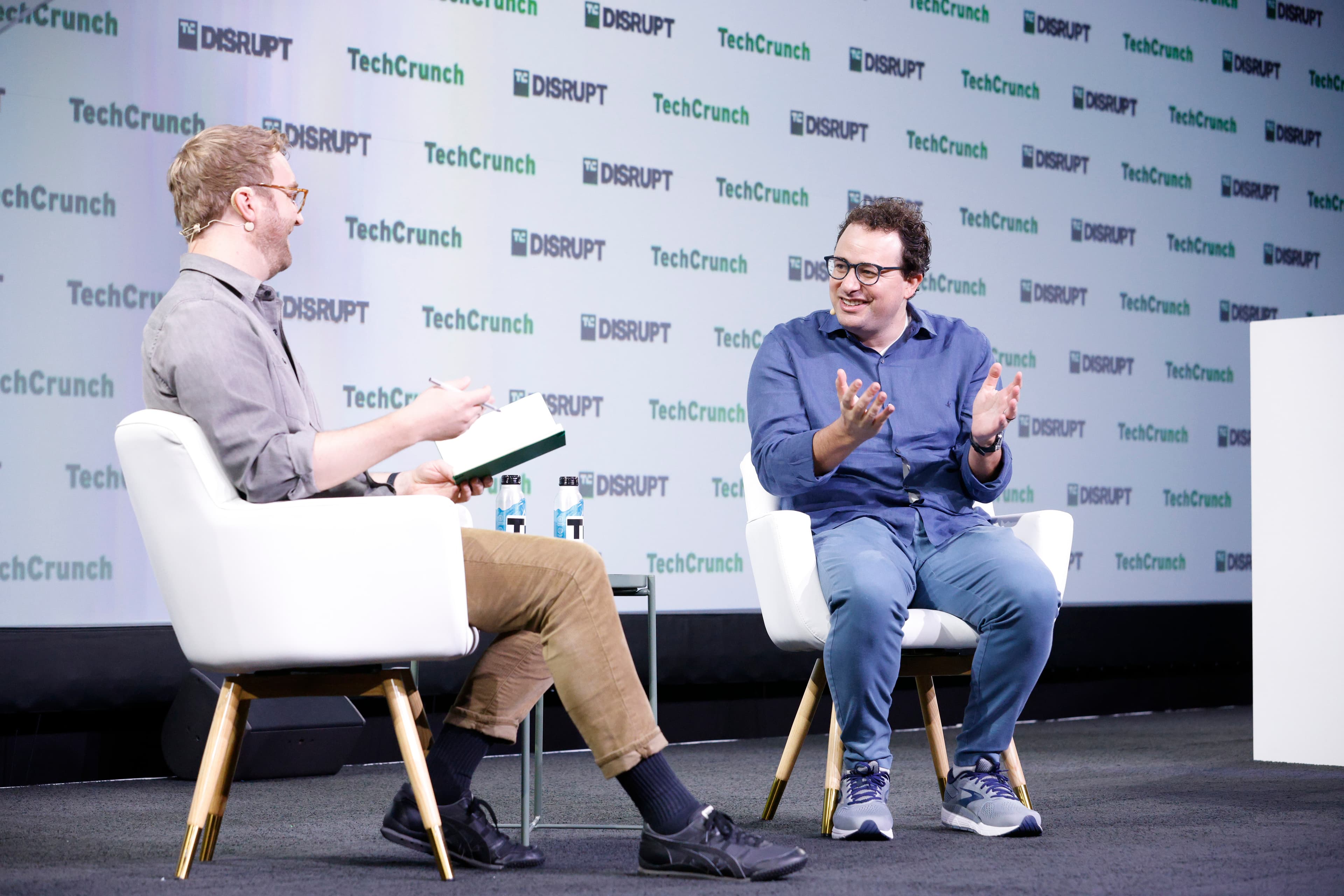 Dario Amodei, co-founder and CEO of Anthropic, speaking on stage at TechCrunch Disrupt 2023 in San Francisco. On October 30, 2026 the Financial Times reported that Blackstone — a participant on the subordinated side of the $35 billion Project Big Sky chip-financing package and in the follow-on debt stack being arranged for Anthropic's Google TPU buildout — had told its own investors to expect a double-B credit rating after the Anthropic IPO, down from a previous forecast of investment grade before 2027.